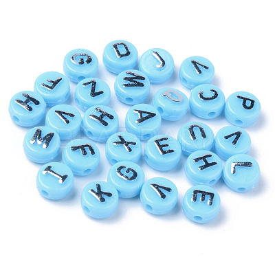 Opaque Acrylic Beads MACR-S273-49A-1