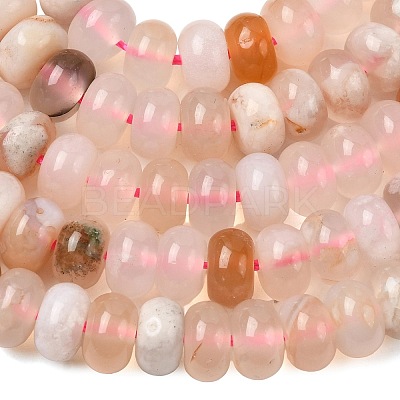 Natural Cherry Blossom Agate Beads Strands G-A280-A19-02-1