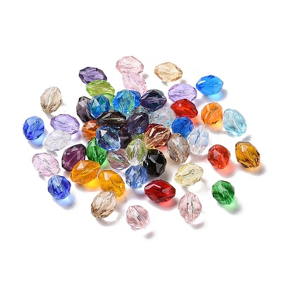 Imitation Austrian Crystal Beads SWAR-F071-9x6mm-M-1