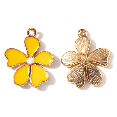 Alloy Enamel Pendants X-ENAM-R058-01E-1