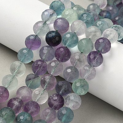 Natural Fluorite Beads Strands G-RM250101-S1-1