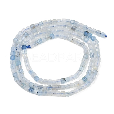 Natural Aquamarine Beads Strands G-L628-D10-2x2mm-01-1
