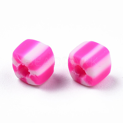 Handmade Polymer Clay Beads Strands CLAY-N010-074-07-1