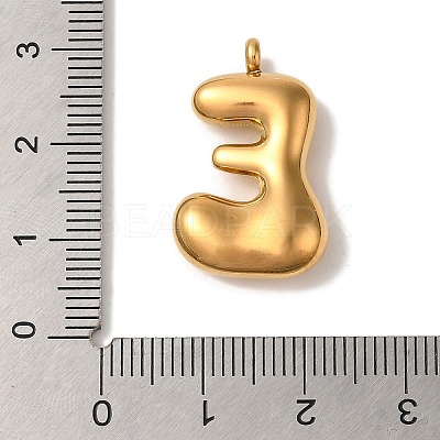 Ion Plating(IP) 304 Stainless Steel Pendants STAS-M017-08G-05-1