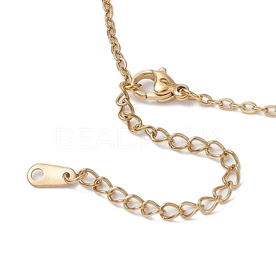 Shell Pearl Pendant Necklaces NJEW-JN05134-02-1