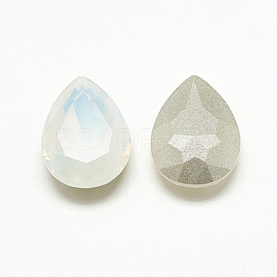 DIY Pointed Back K9 Glass Rhinestone Cabochons RGLA-T052-10x14-101-1