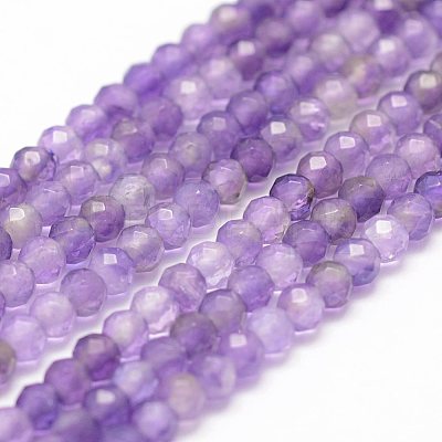 Natural Amethyst Beads Strands LS-G-F460-50-1