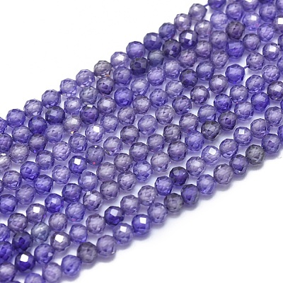 Cubic Zirconia Beads Strands G-G792-47-03B-1