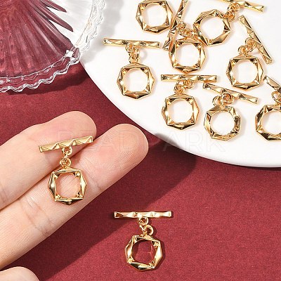 SHEGRACE Brass OT Toggle Claps XGRQ5K896-831G-1