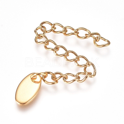 PVD Vacuum Plating 304 Stainless Steel Chain Extender STAS-G221-23G-1