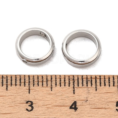 Non-Tarnish 201 Stainless Steel Bead Frames STAS-O130-06P-B01-1