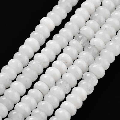 Natural White Jade Beads Strands LS-G-E507-01M-1