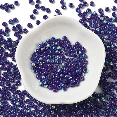 Glass Seed Beads SEED-H002-A-A619-1