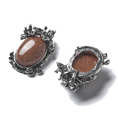 Synthetic Goldstone Pendants G-H083-01AS-02-1