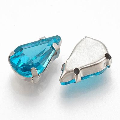 Sew on Rhinestone RGLA-T035-6x10mm-13-1