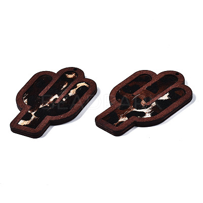 Eco-Friendly Cowhide Leather Big Pendants FIND-N049A-08A-03-1