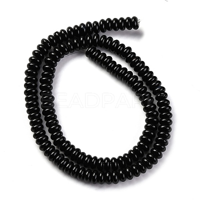 Natural Black Agate(Dyed & Heated) Beads Strands G-G177-F01-03-1