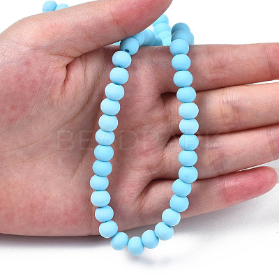 Handmade Polymer Clay Beads Strands CLAY-N008-053-10-1