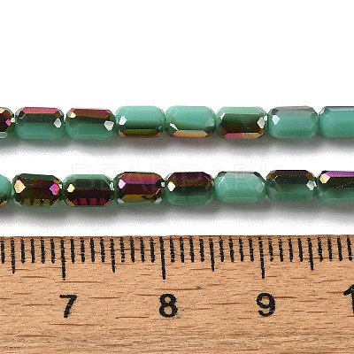 Electroplate Glass Beads Strands EGLA-D031-01-13-1