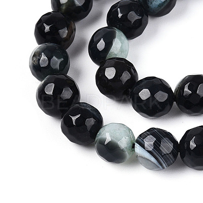 Dyed & Heated Natural Fire Crackle Agate Beads Strands G-N359-01A-02-1