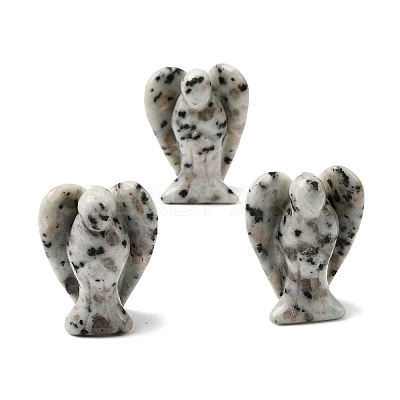 Natural Sesame Jasper Angel Figurine DJEW-N006-01A-39-1