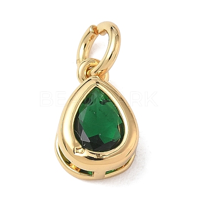 Brass Pave Cubic Zirconia Charms KK-CBA56EF-34A-G01-1