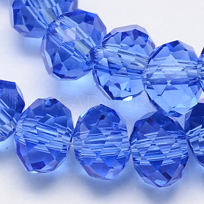 Handmade Glass Beads GR10X14MMY-24-1