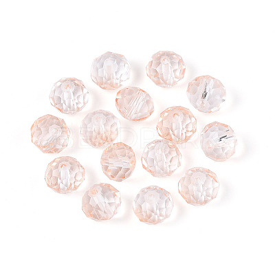 Baking Paint Transparent Glass Beads GLAA-N011-10mm-09-1