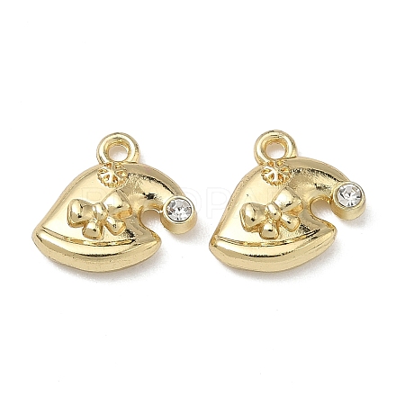 Christmas Alloy Crystal Rhinestone Pendants FIND-L026-01A-G-1