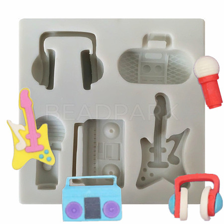 Musical Instrument Food Grade Silicone Molds DIY-K025-10-1