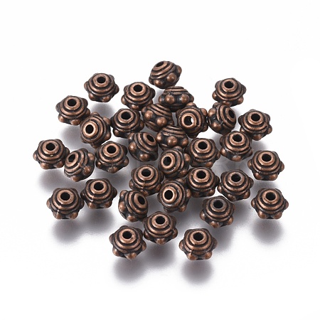 Tibetan Style Alloy Spacer Beads RLF1017Y-1