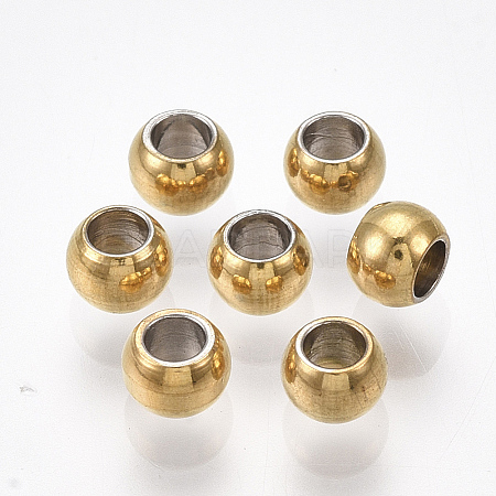 PVD Vacuum Plating 201 Stainless Steel Beads X-STAS-T008-230-1