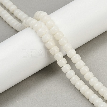 Natural Bodhi Root Beads Strand WOOD-B010-A02-6x8mm-1