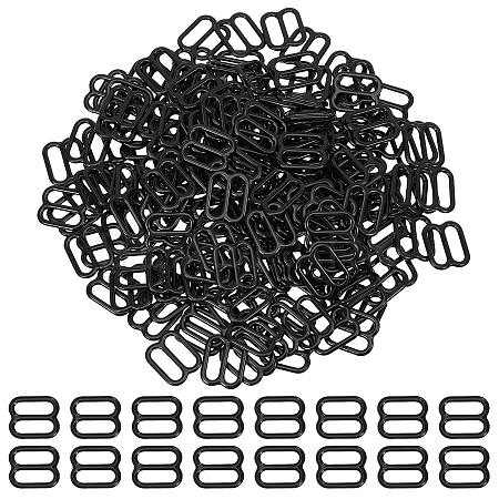 CHGCRAFT 240Pcs Iron Slider Buckles DIY-CA0006-04B-1