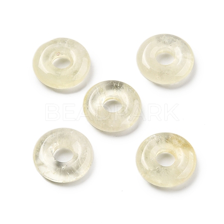 Natural Lemon Quartz Pendants G-C066-02M-1