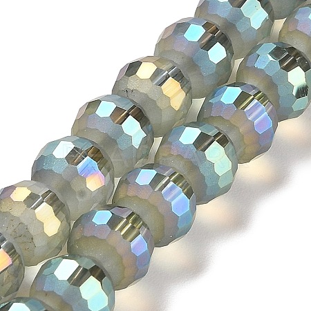 Electroplate Glass Beads Strands EGLA-Z001-03A-FR01-1