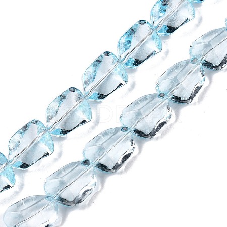 Electroplate Glass Beads Strands X-EGLA-N012-05D-1