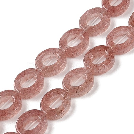 Natural Strawberry Quartz Beads Strands G-M439-A11-01-1