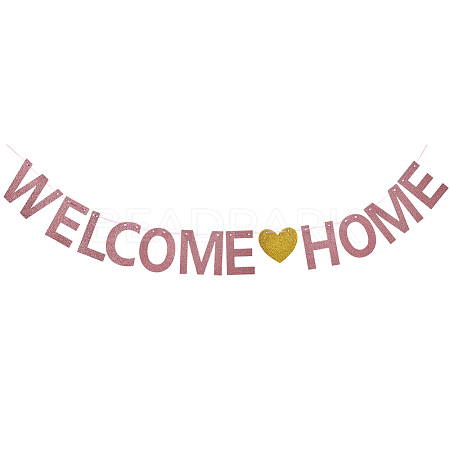 Paper Word Welcome Home Banner AJEW-WH20020-272B-06-1