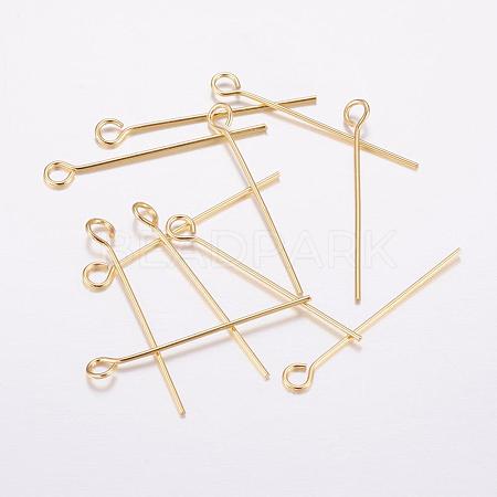 Brass Eye Pin KK-F714-08G-1
