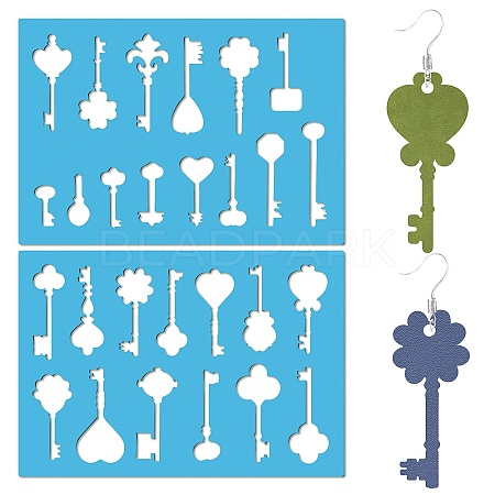 Acrylic Earring Handwork Template DIY-WH0359-086-1