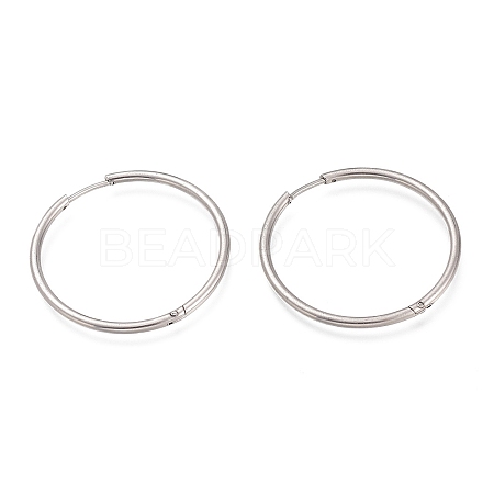 Non-Tarnish 304 Stainless Steel Huggie Hoop Earrings EJEW-L256-02G-P-1