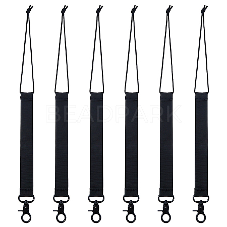 6Pcs Imitation Nylon with Alloy Ski Board Strap AJEW-HS0001-36-1