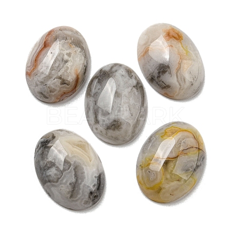 Natural Crazy Agate Cabochons G-C115-01A-33-1