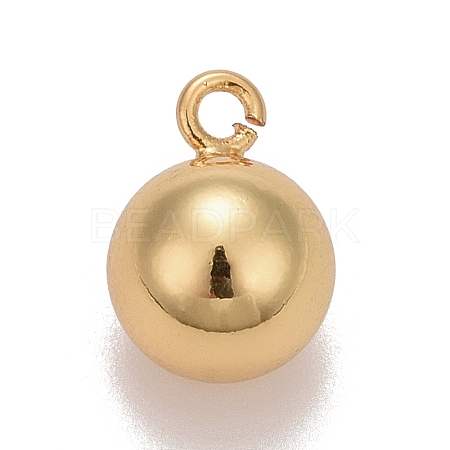 Brass Ball Charms X-KK-M229-74G-1