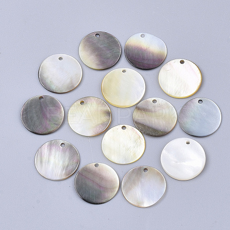 Black Lip Shell Pendants LS-SSHEL-S251-36B-1