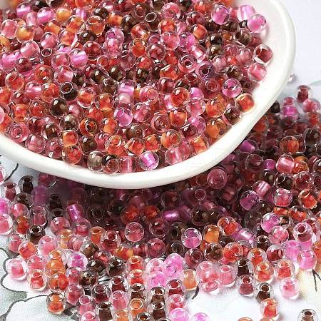 Transparent Glass Round Seed Beads SEED-B001-05A-15-1