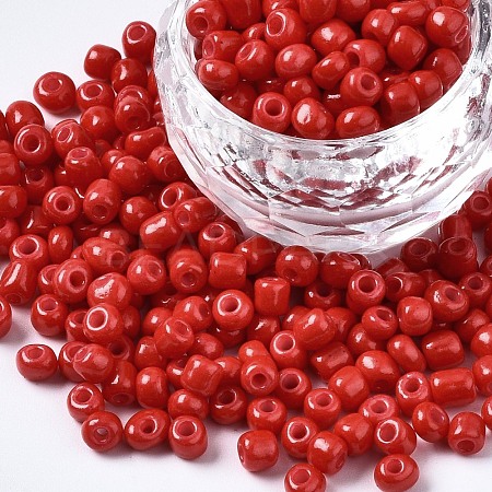 6/0 Glass Seed Beads SEED-S058-A-F433-1