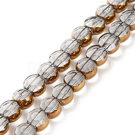 Electroplate Glass Beads Strands EGLA-A040-01E-1