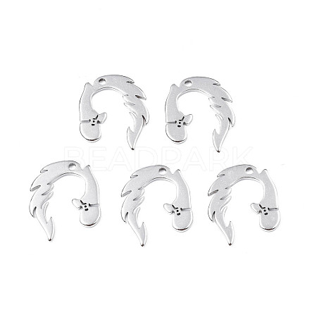 Non-Tarnish 201 Stainless Steel Pendants STAS-T063-177P-1